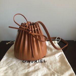 Mansur Gavriel Mini Pleated Bucket Bag